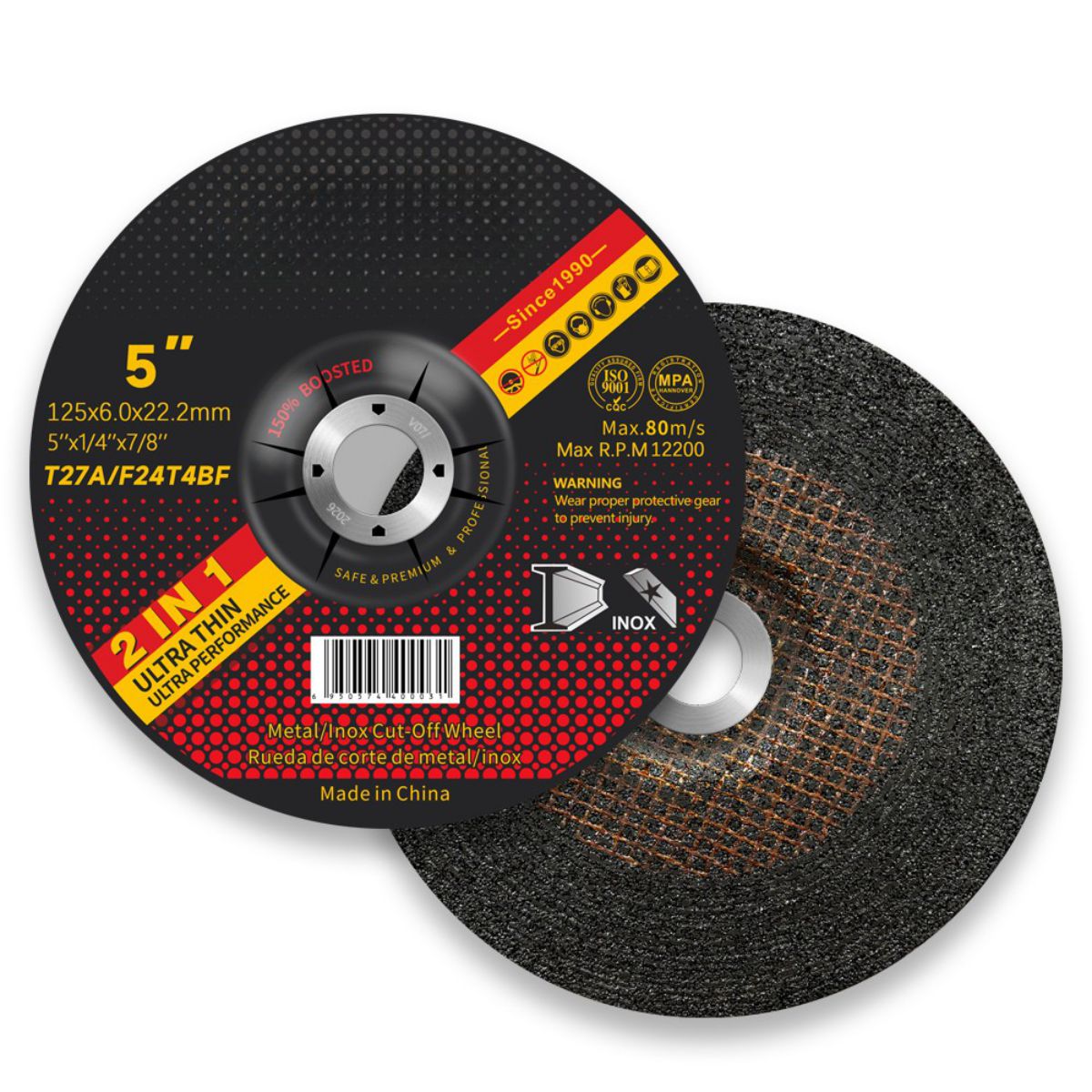 Podwójne koło szlifierskie siatkowe