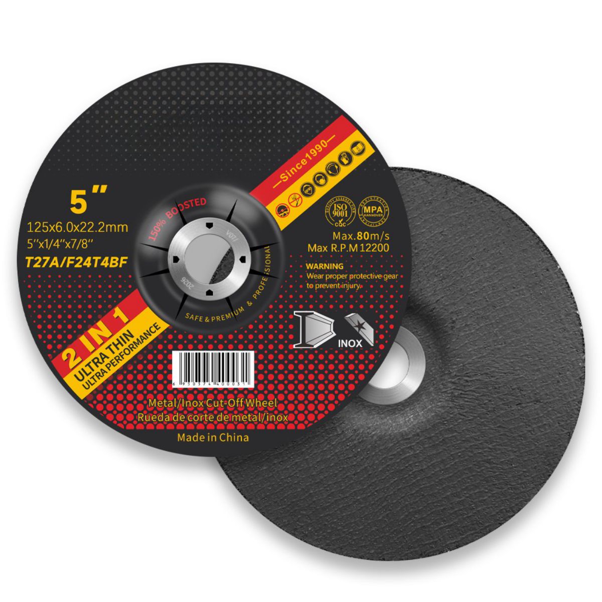 Pojedyncze koło szlifierskie siatkowe