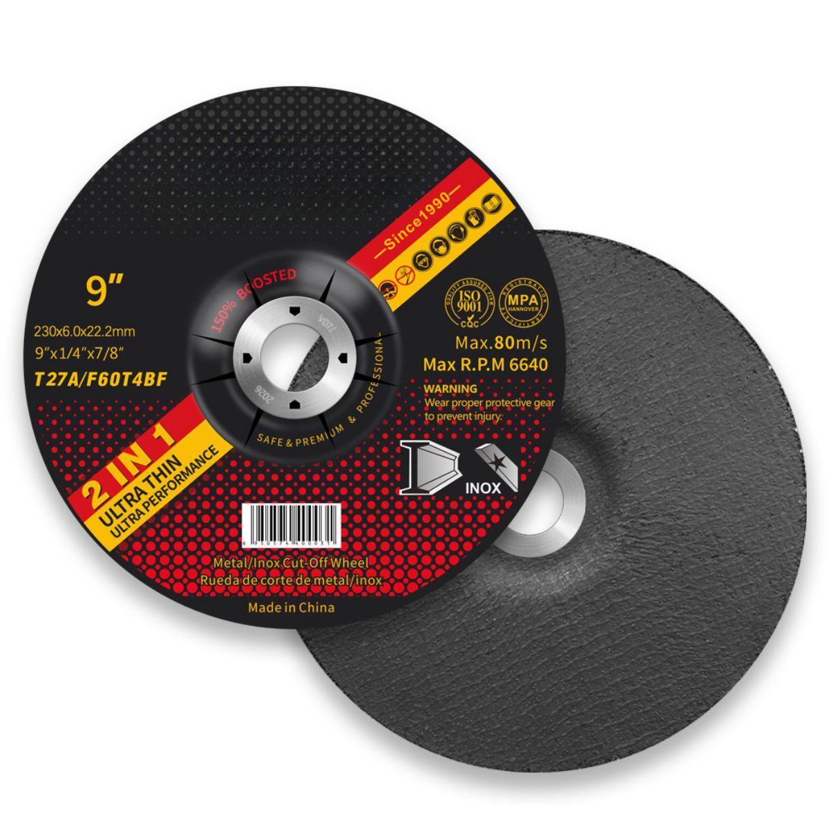 9-calowa pojedyncza tarcza szlifierska siatkowa