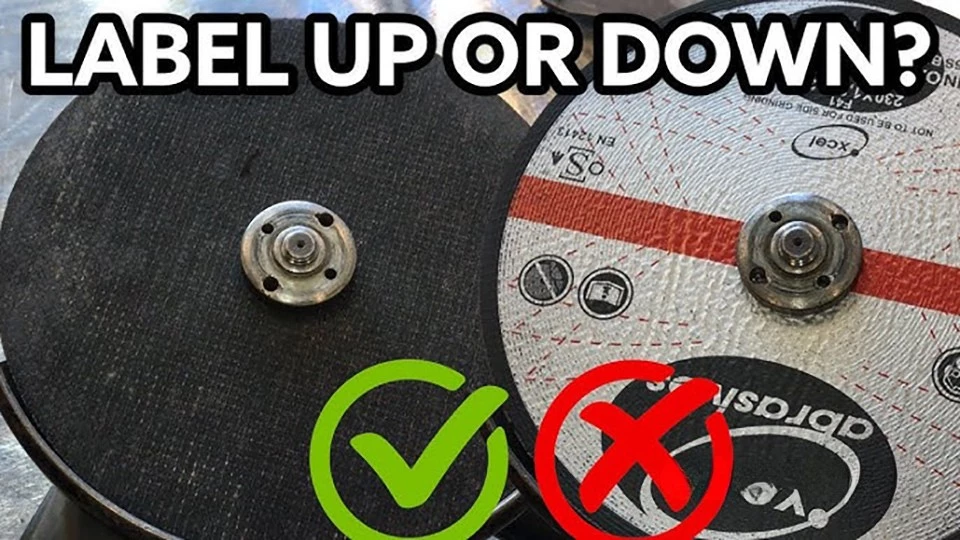 W którą stronę należy włożyć tarczę tnącą do szlifierki?