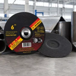 150mm 3.0mm thick T42 depressed center cut-off wheel for bevel cutting and pipe weld access